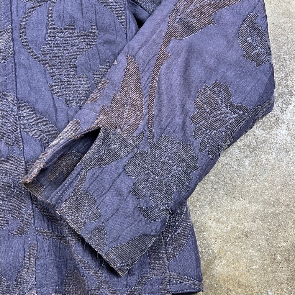 Erin by Erin London Women's Purple Floral Jacket
Size: Large - Picture 5 of 12